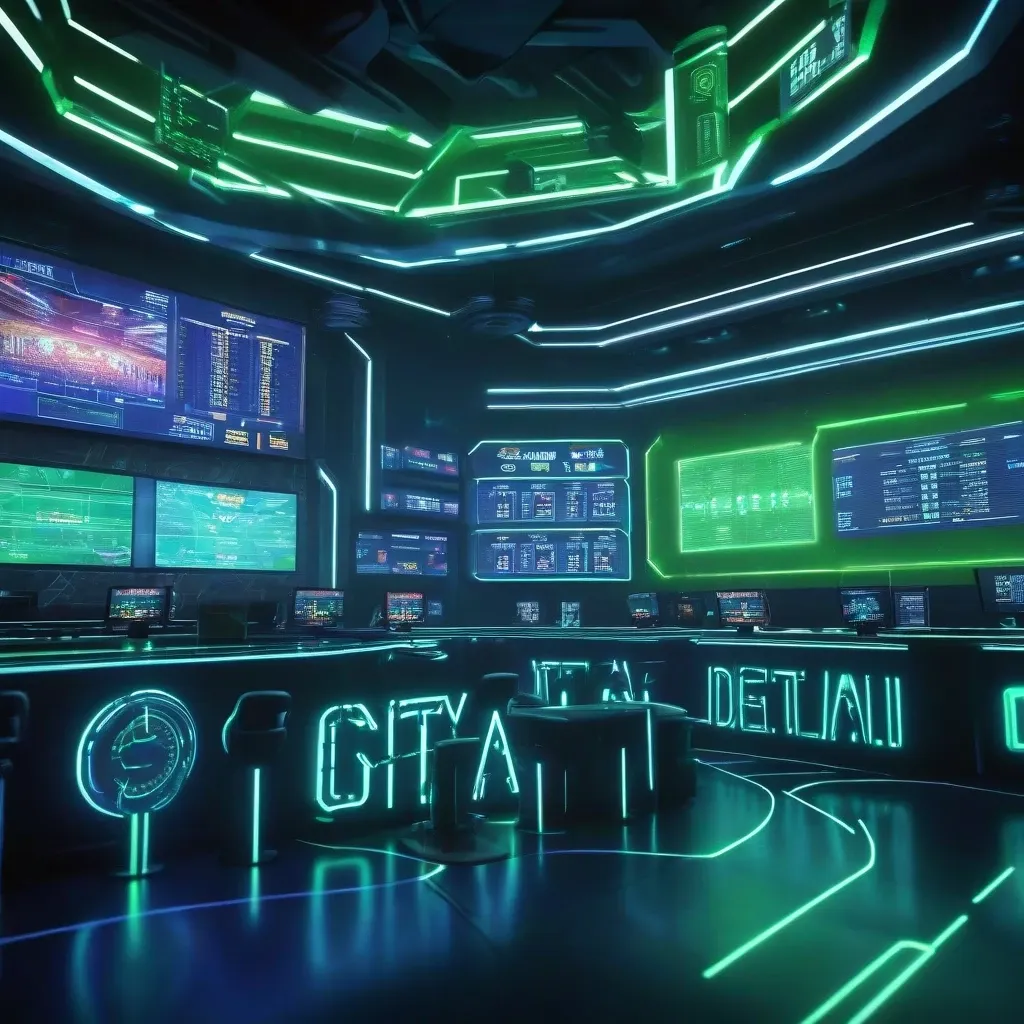 Neon Betting Odds Arena